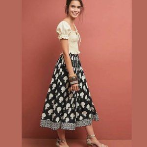 Anthropologie Payal Jain Emblematic Midi Skirt